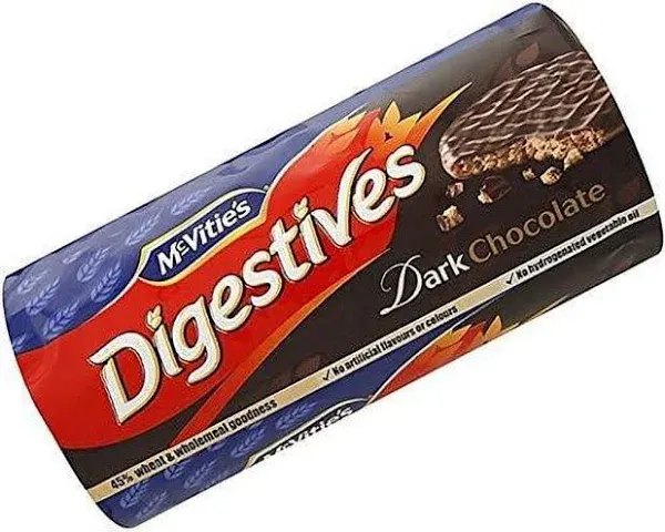 British Biscuits - McVities Dark Chocolate Digestives 300g