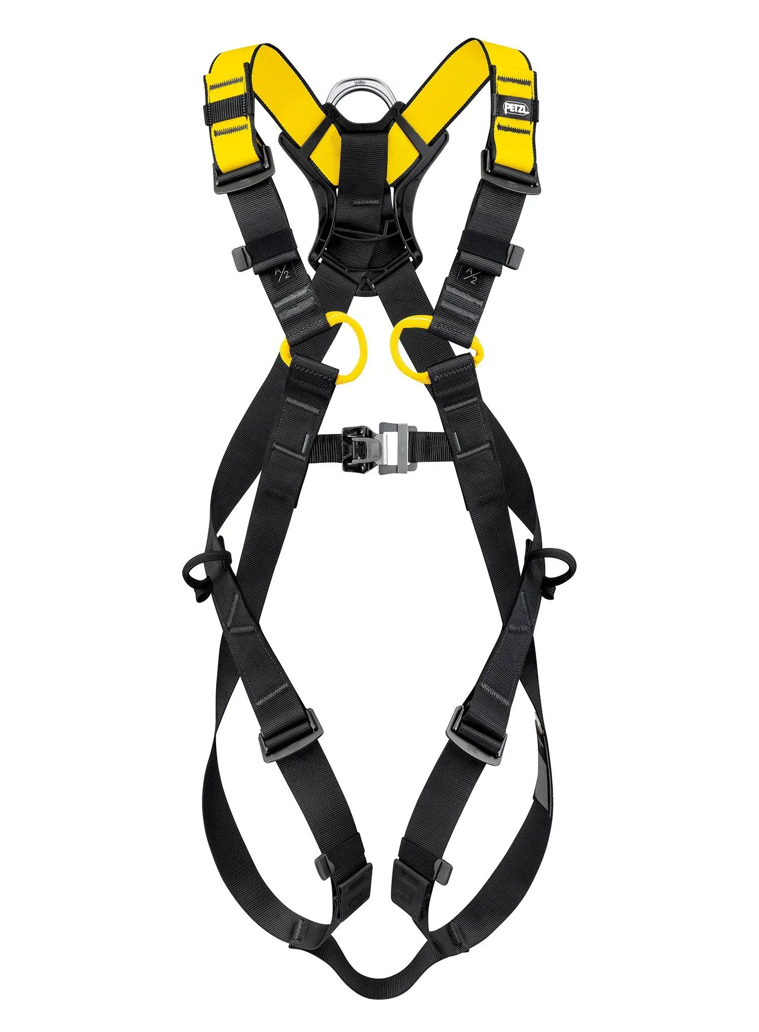 Petzl Newton European Version Work harness-1-Black/Yellow C073AA01