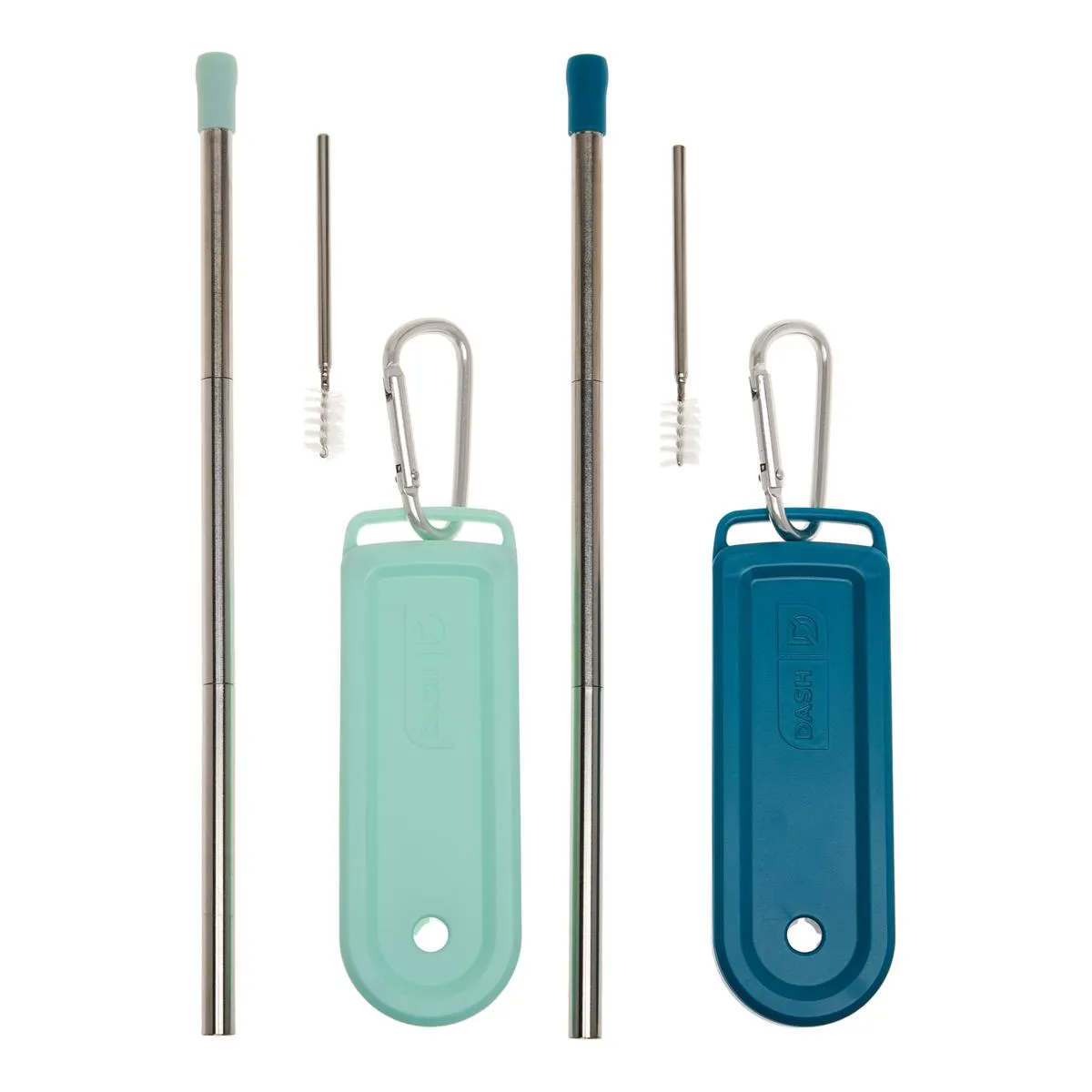 Dash 2-pack Collapsible Stainless Steel Super Straw - 21654342 | HSN