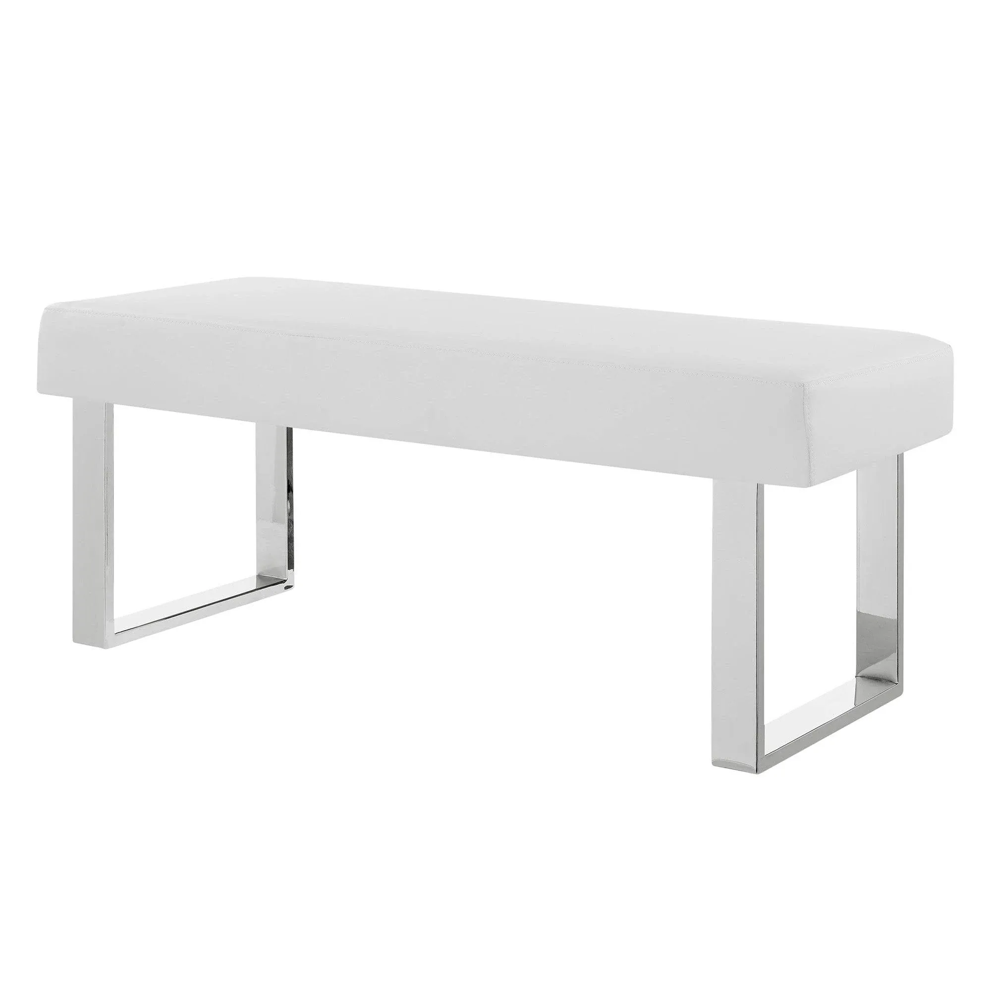 Armen Living Amanda Bench (White)