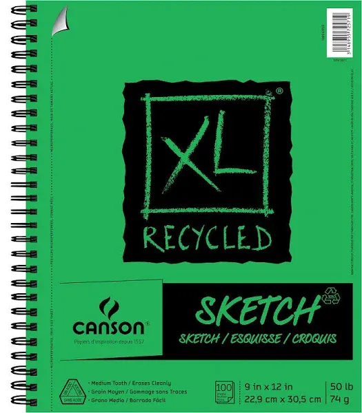 Canson XL Recycled Sketch Pad - 9" x 12"