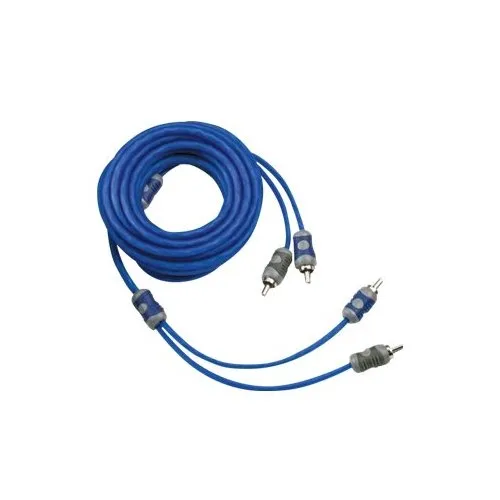 "KICKER - K-Series 13' Audio RCA Cable - Blue"