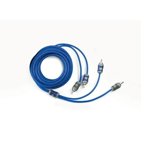 KICKER - K-Series 13  Audio RCA Cable - Blue