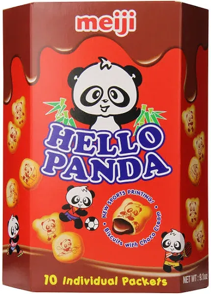 Meiji Hello Panda Chocolate Biscuit, 9.1 Ounce