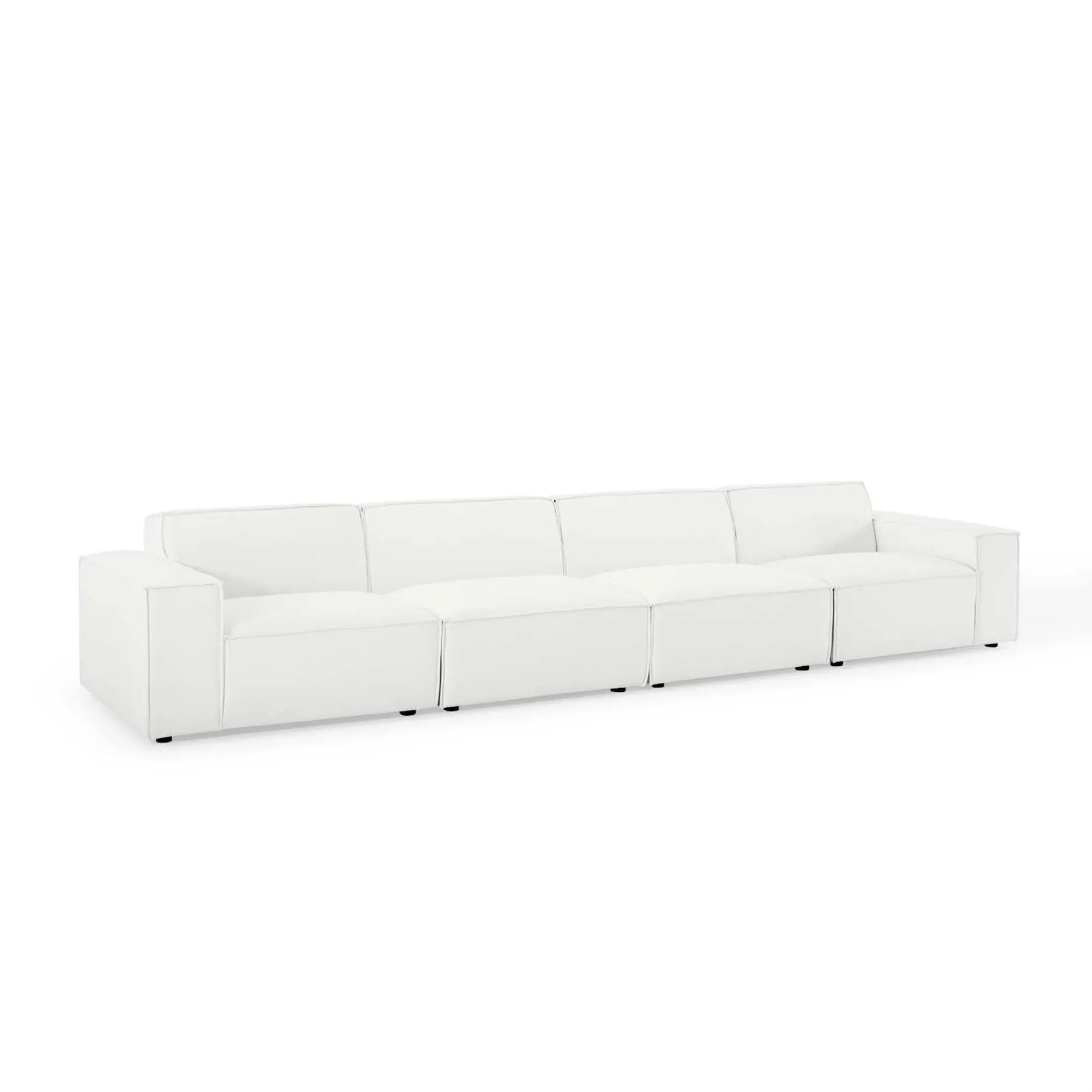 Modway Restore 4-Piece Sectional Sofa White