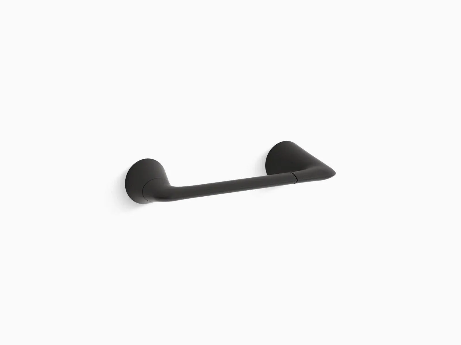 Kohler K-24759-BL Matte Black Modern Toilet Paper Holder