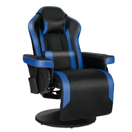 Gaming Chair Massage Ergonomic High Back Swivel Recliner Office Computer Chair ...