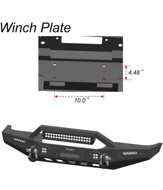 BESTZHEYU Front Bumper Compatible with 1989 1990 1991 1992 1993 1994 1995 1996 1997 1998 1999 2000 2001 Cherokee XJ Black Steel Offroad Rear Bumpers