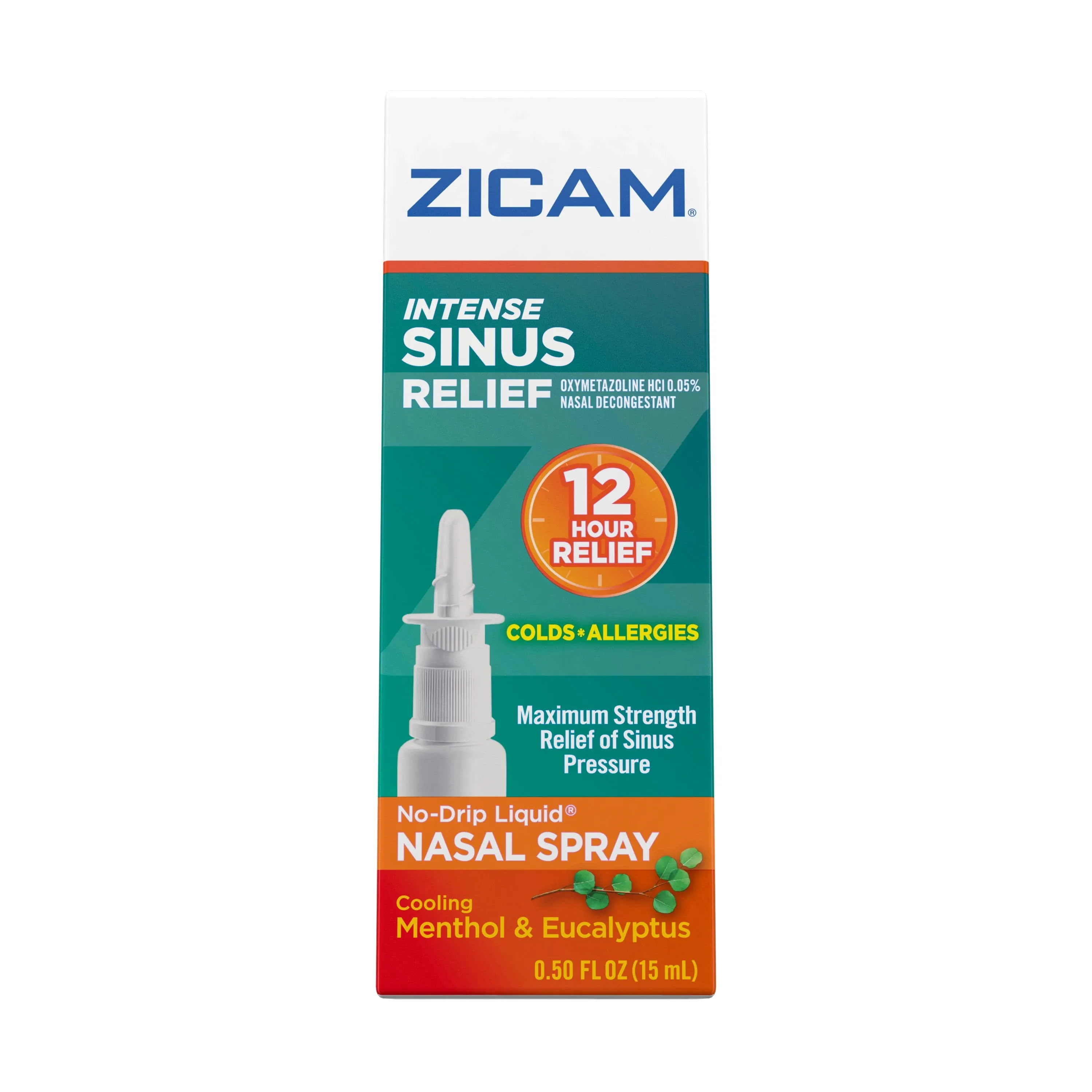 Zicam Intense Sinus Relief No-Drip Liquid Sinus Gel - 0.5 fl oz bottle