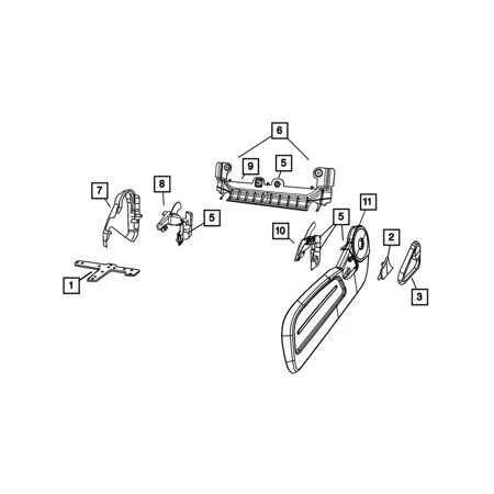 Mopar 1PL971DVAA SHIELD SEAT