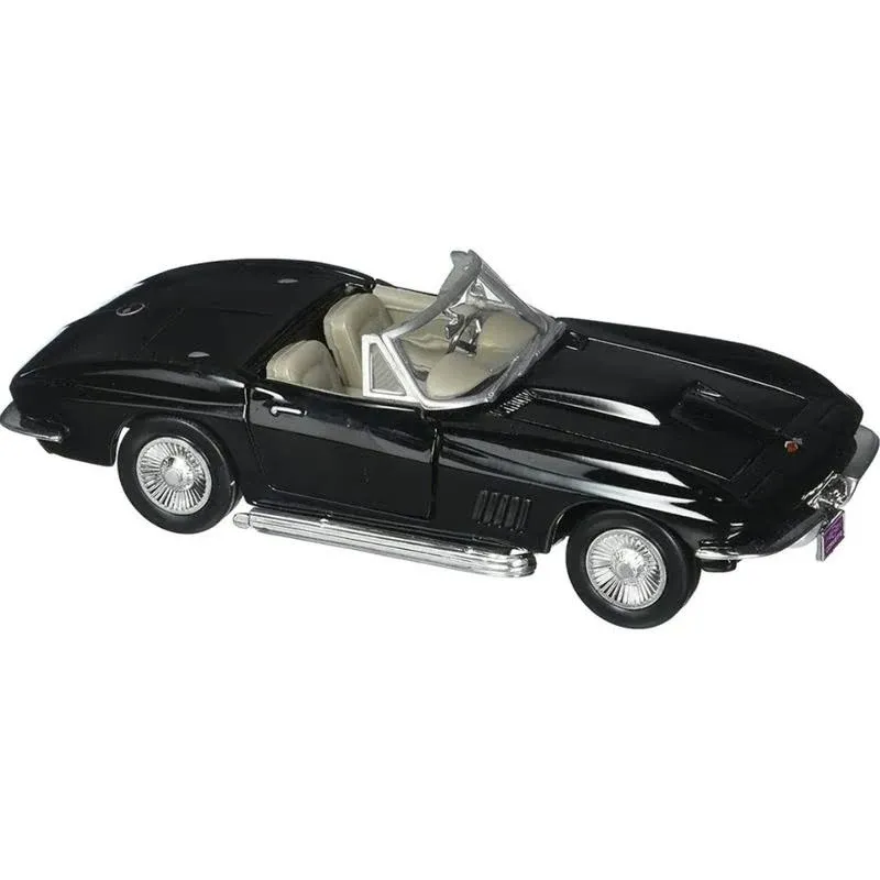 1967 Chevy Corvette Convertible Black Showcasts 73224 1/24 scale Diecast Car