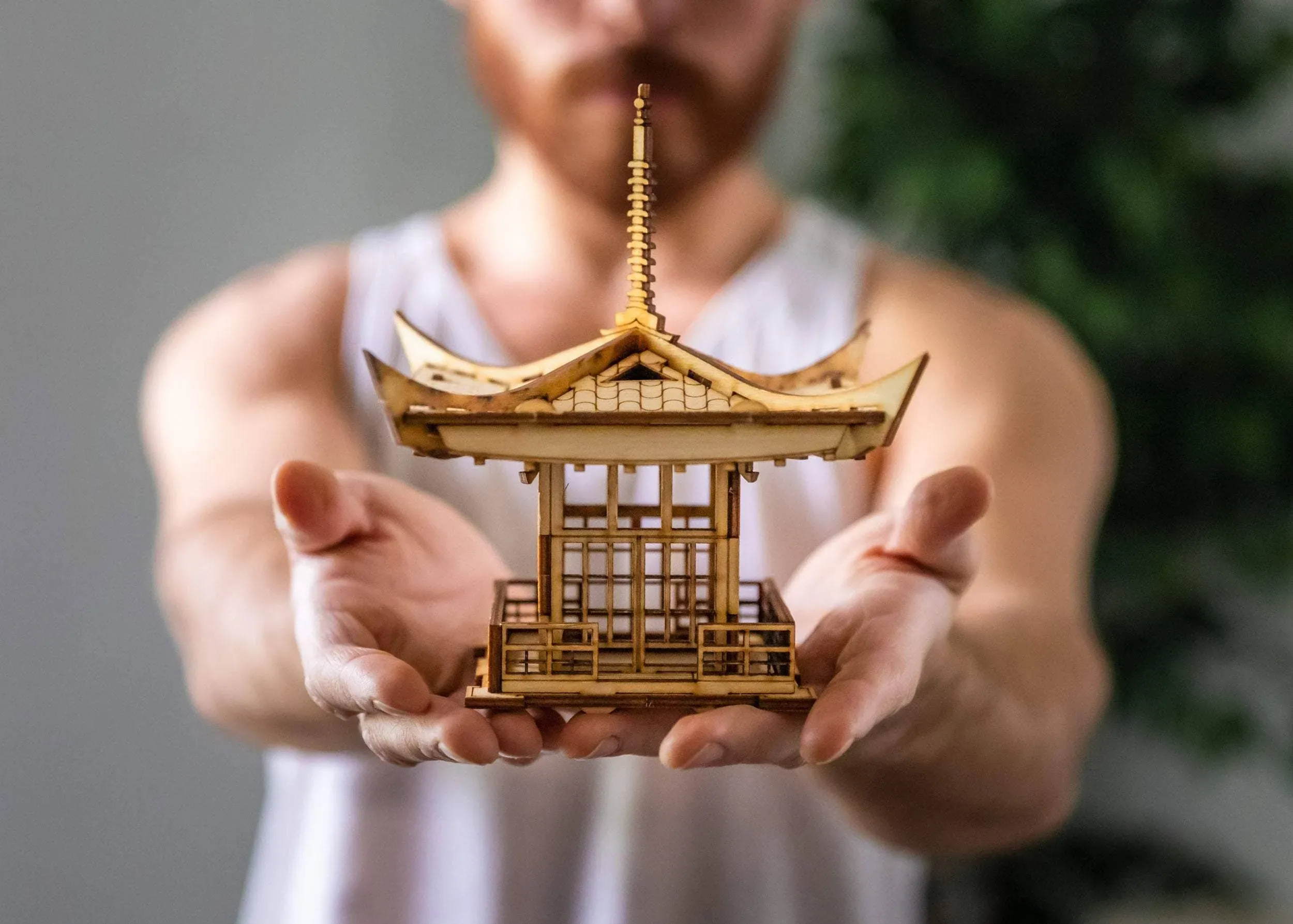 Japanese Pagoda Lantern Mini 3D Kit