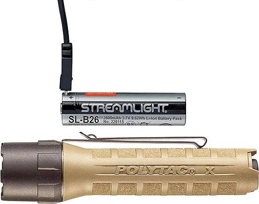 Streamlight PolyTac x USB Flashlight - Coyote