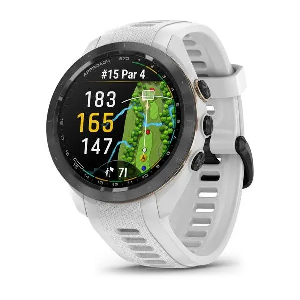 Garmin Approach S70 White 42mm Women Golf GPS Watch 43000+ Courses