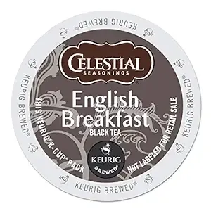 Celestial Seasonings® English Breakfast Tea Single-Serve K-Cup®, Carton Of 96