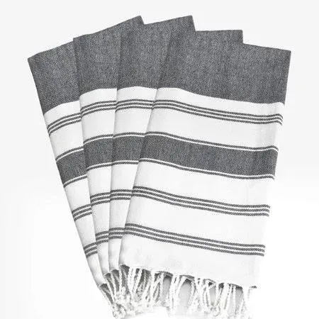 GLAMBURG Peshtemal Turkish Towel 100% Cotton Beach Towels Oversized 36x71 Set of