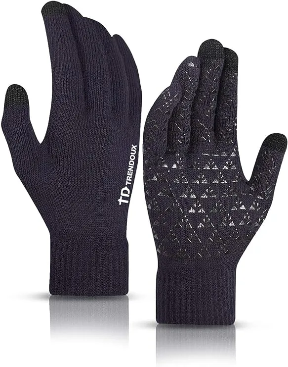 TRENDOUX Winter Gloves for Men Womens Gloves with Touchscreen Fingers - Therm...