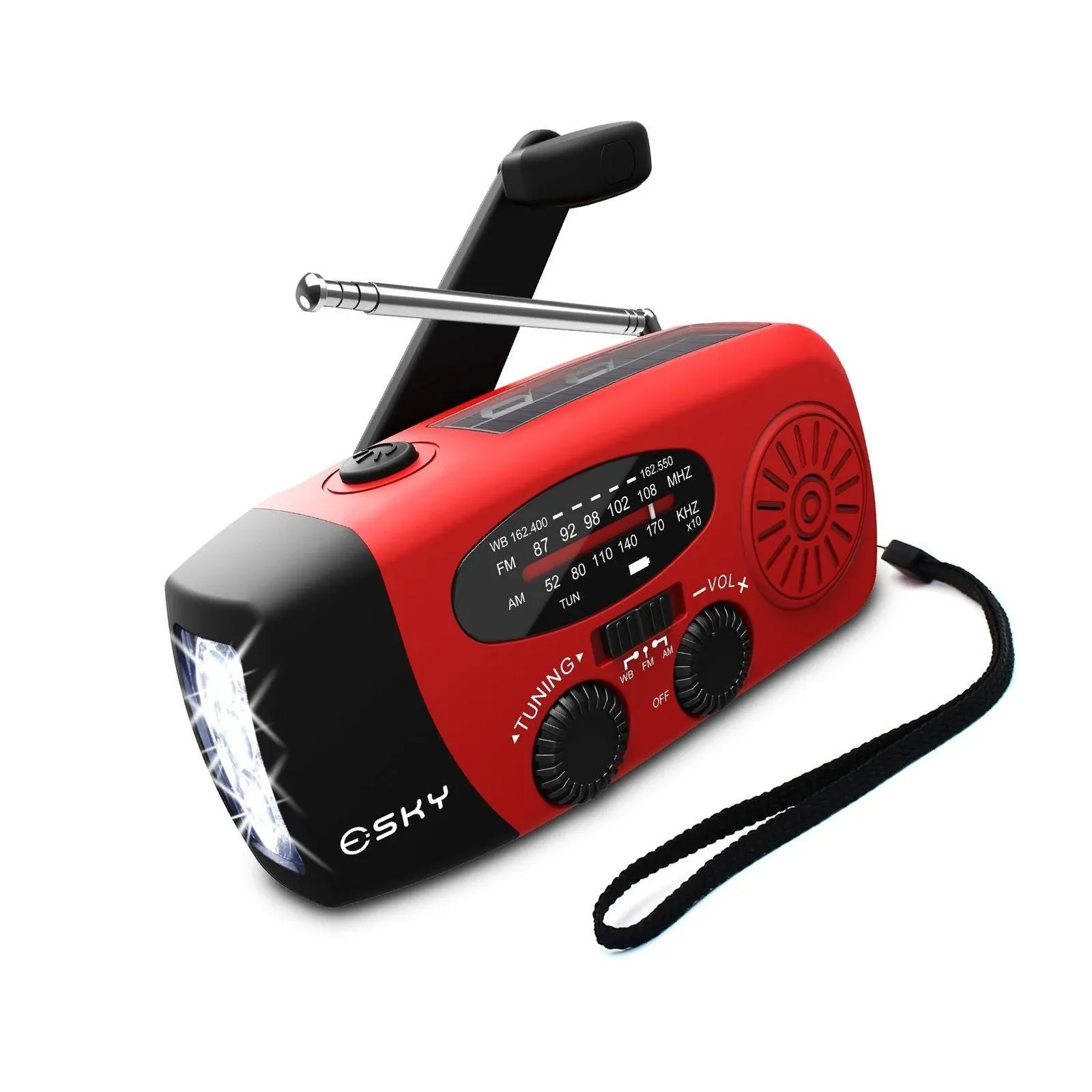 [UPGRADE] Esky Emergency Radios Hand Crank Self Powered Solar FM/AM/NOAA Weather