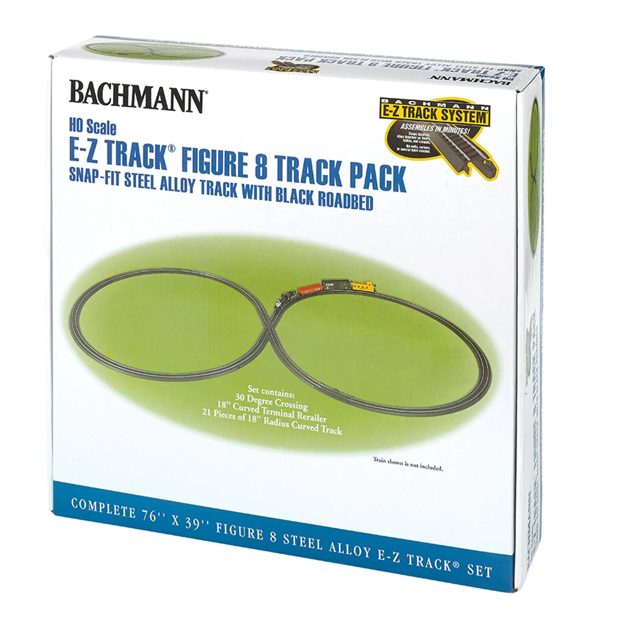 Bachmann Steel Alloy E-Z Track Figure 8 Track Pack (HO Scale)