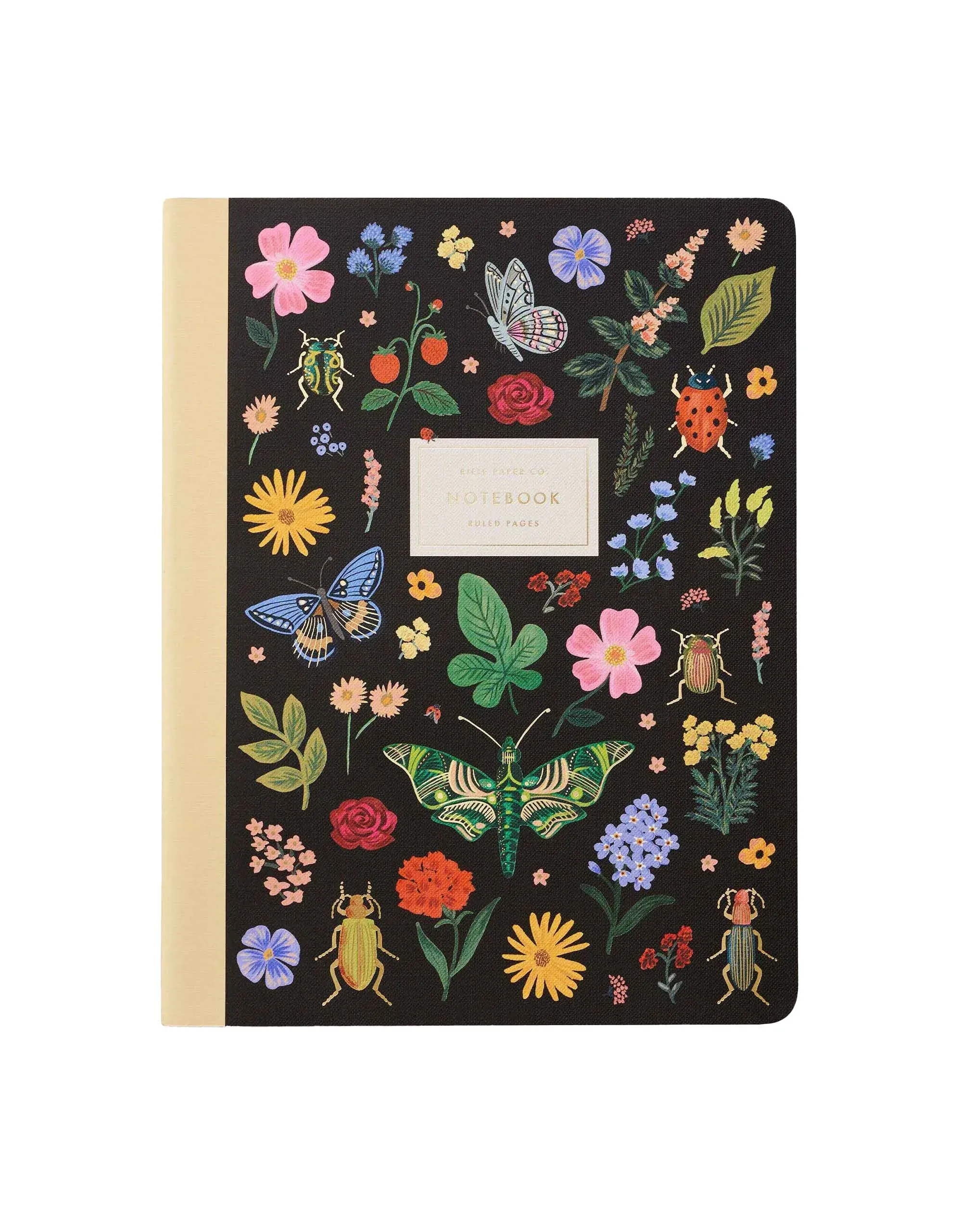 Rifle Paper Co. Curio Notebook, Saddle Stitch Binding, 80 Ruled Pages with ...