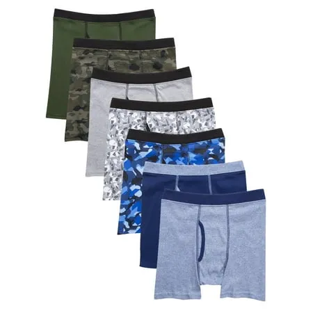 Hanes Boys Underwear 7 Pack Tagless Boxer Briefs