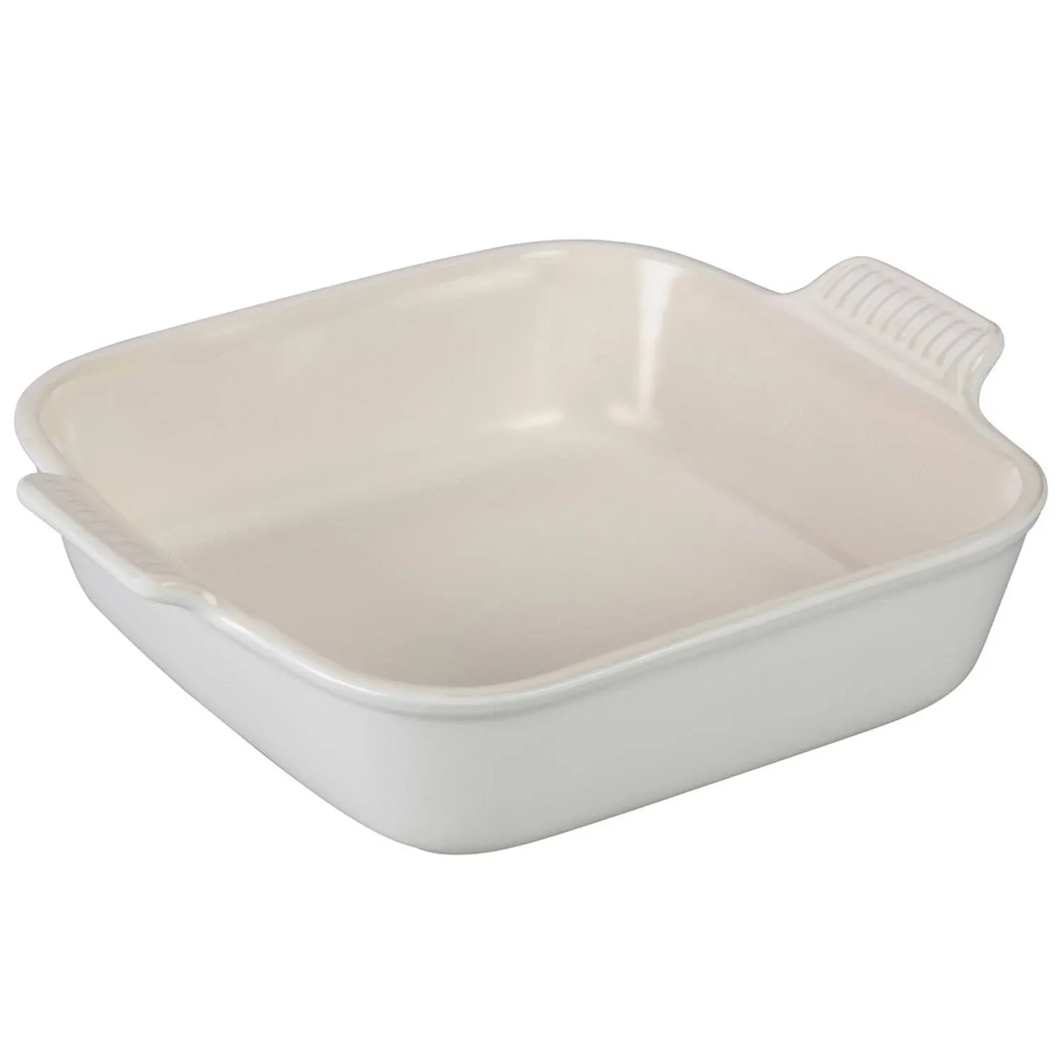 Le Creuset 3 qt Heritage Square Dish - White