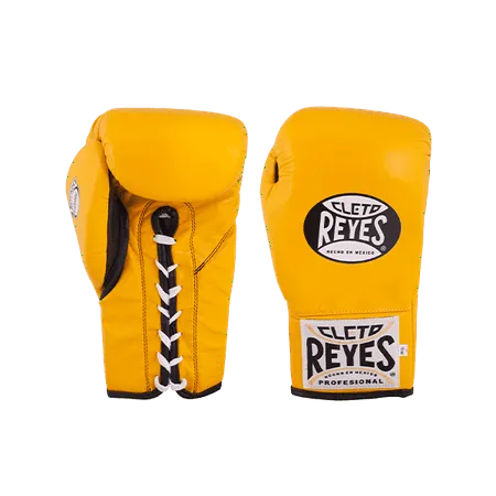 CLETO REYES Safetec Professional Competition Boxing Gloves for Men and Women, MMA, Kickboxing, Muay Thai, Lace Up