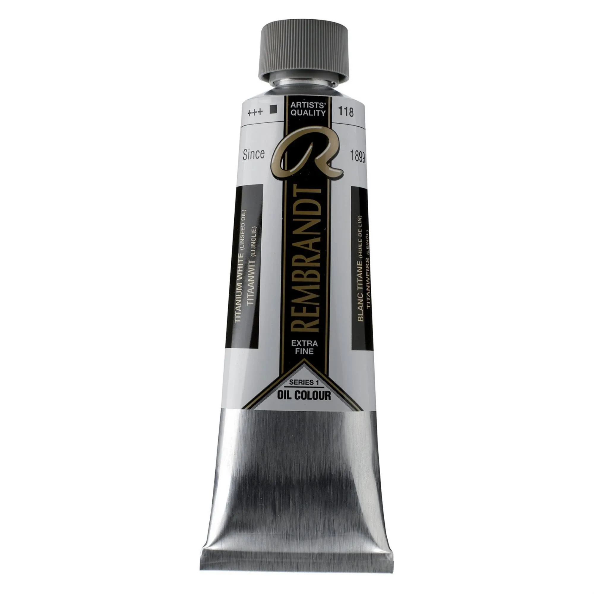 "Rembrandt Artists' Oil Color - Titanium White (Linseed), 150 ml tube"