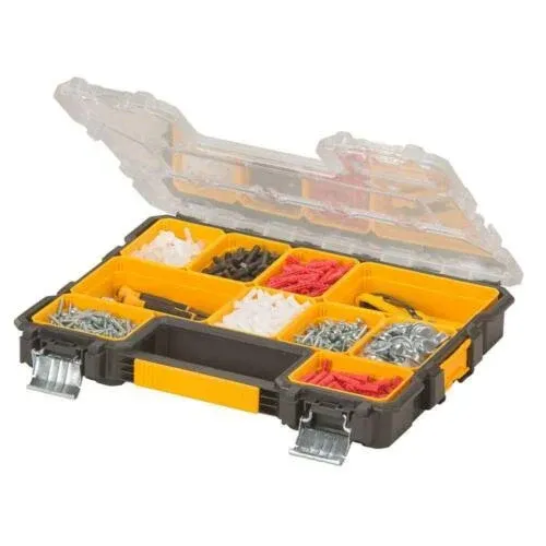 DeWalt 10-Compartment Shallow Pro Small Parts Organizer