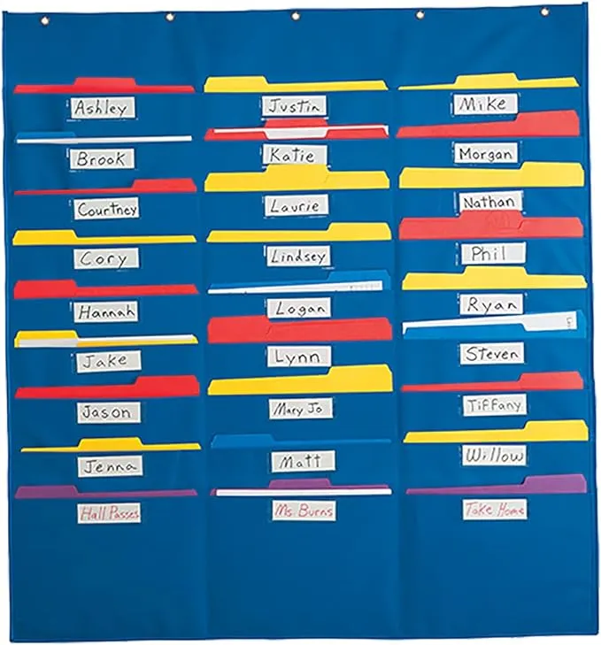 Organization Center Pocket Chart