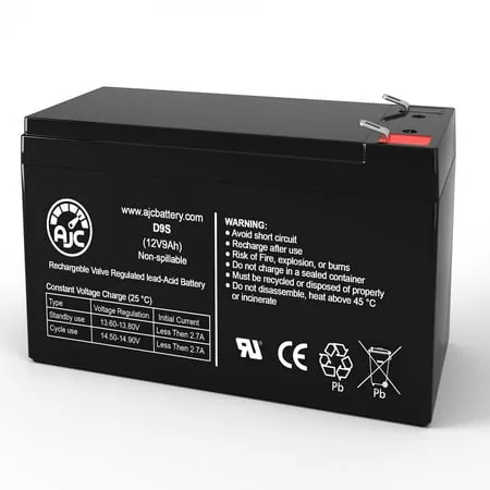 AJC Battery Compatible with APC BE550G 12V 9Ah UPS Battery