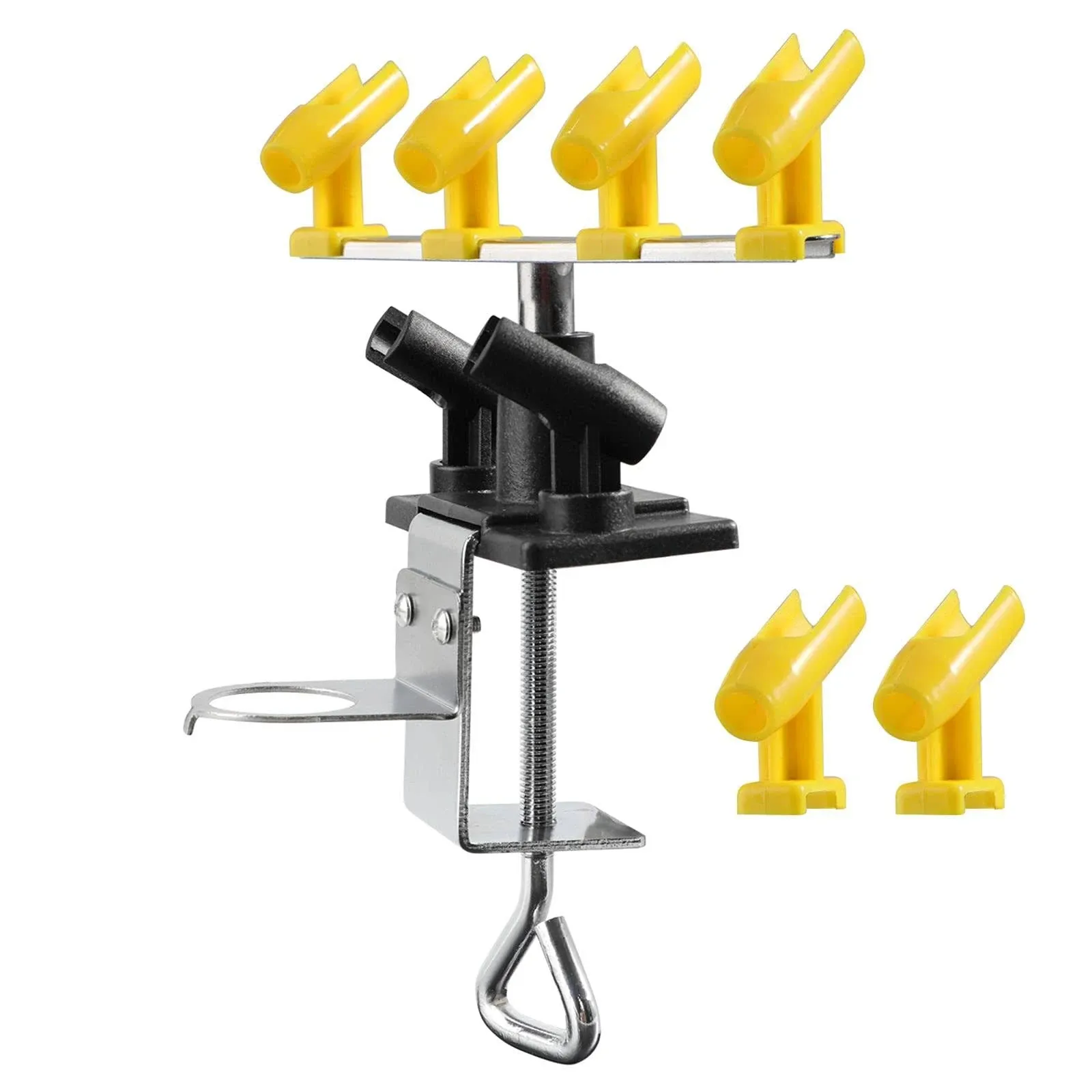 Airbrush Holder Clamp-on Style Air Brush Station Stand Kit 360° Rotate