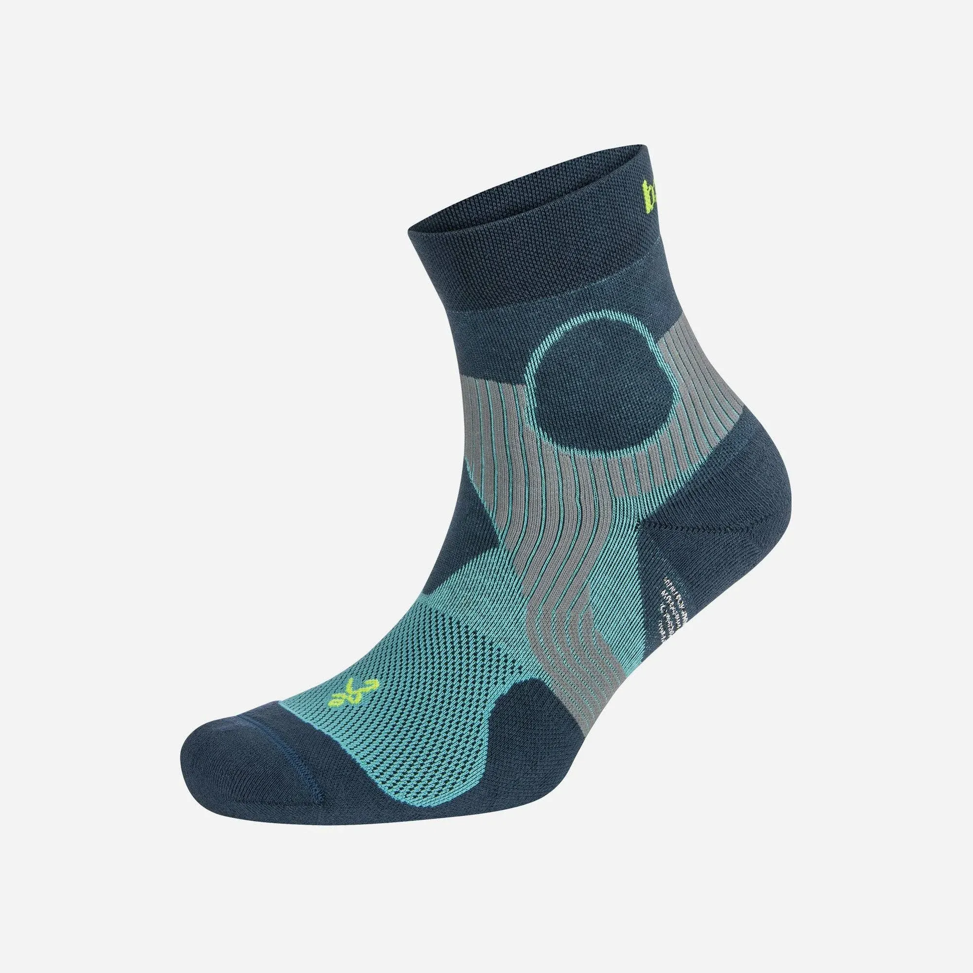 Balega Support Quarter Socks - Medium / Blue/Legion Blue