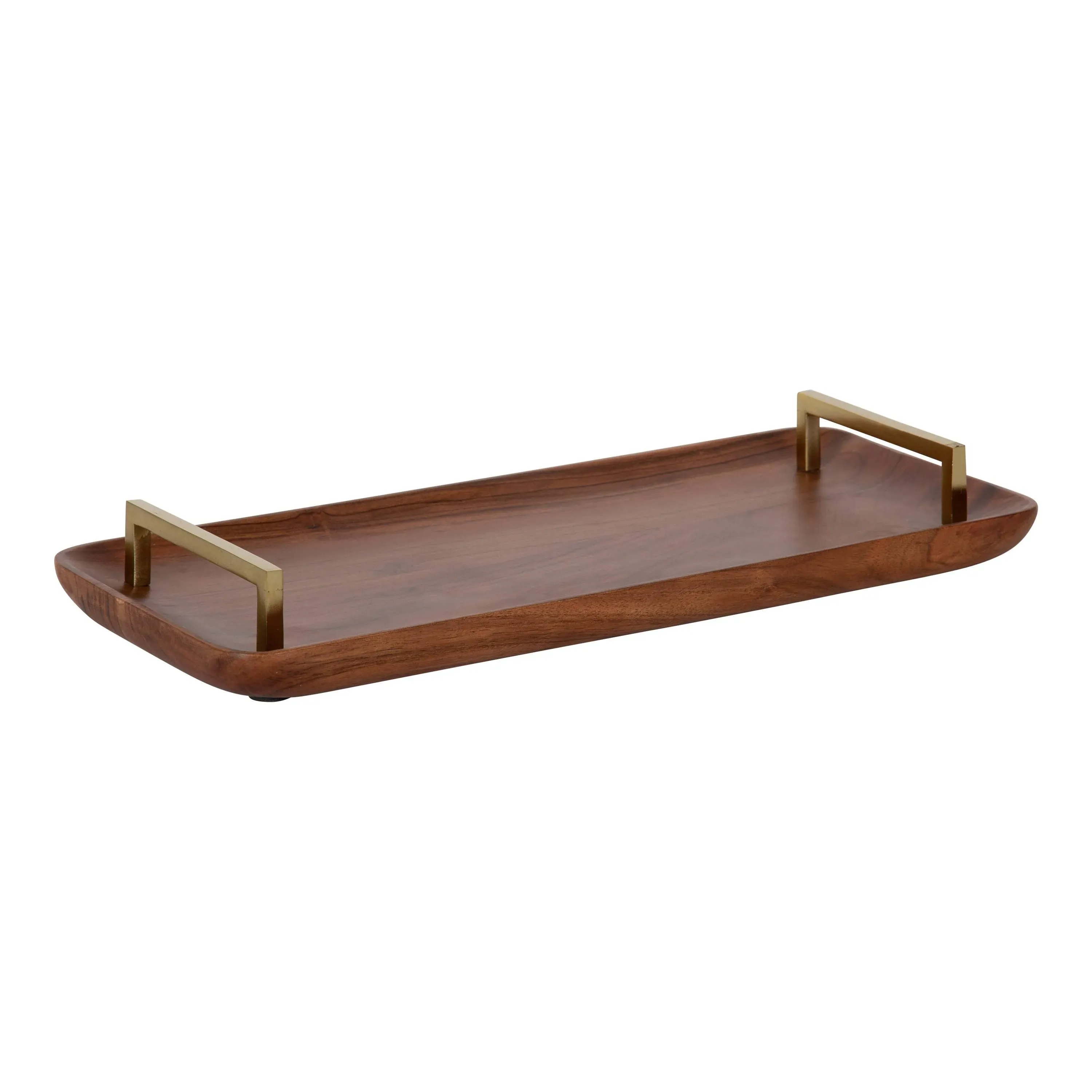 Cantwell Walnut Brown Decorative Tray