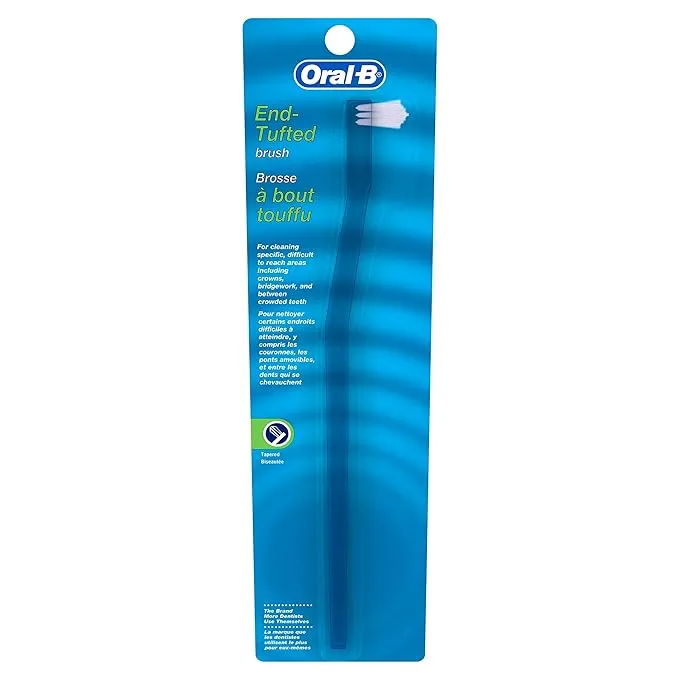 Oral-B End-Tufted Toothbrush, 1 Count