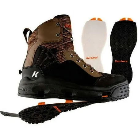 Korkers Buckskin Wading Boots Kling-On