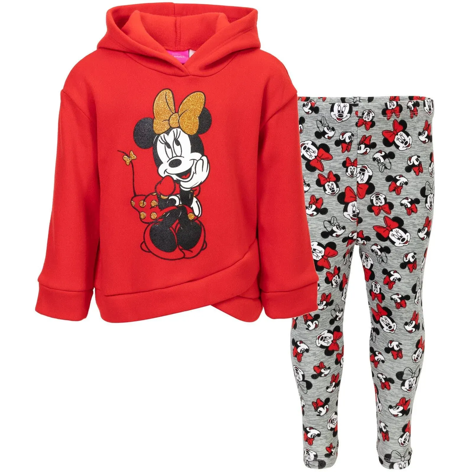 Disney Minnie Mouse Fleece Hoodie and Leggings Outfit Set | imagikids Baby and ...