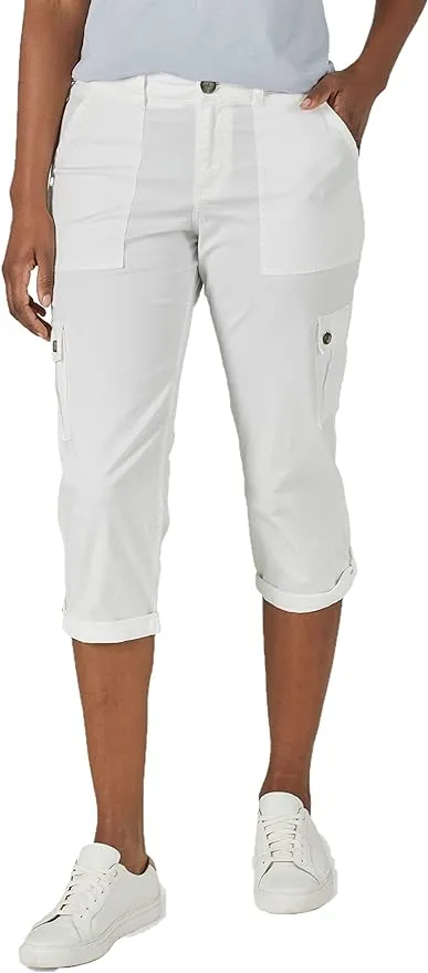 Lee Women's Ultra Lux Comfort with Flex-to-go Cargo Capri Pant