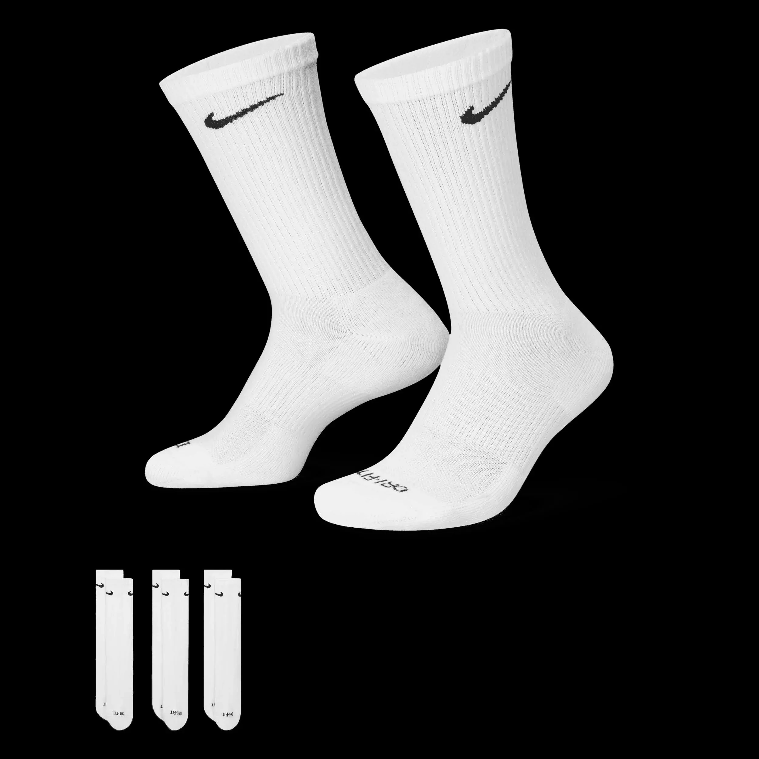 Everyday Plus Cushioned 3 Pack Training Crew Socks