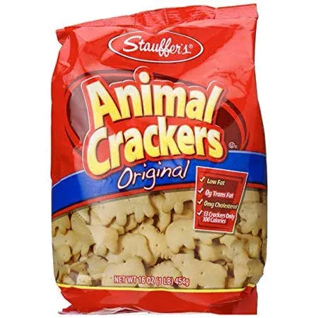 Stauffers Original Animal Crackers 16 oz. Bag (2 Bags)