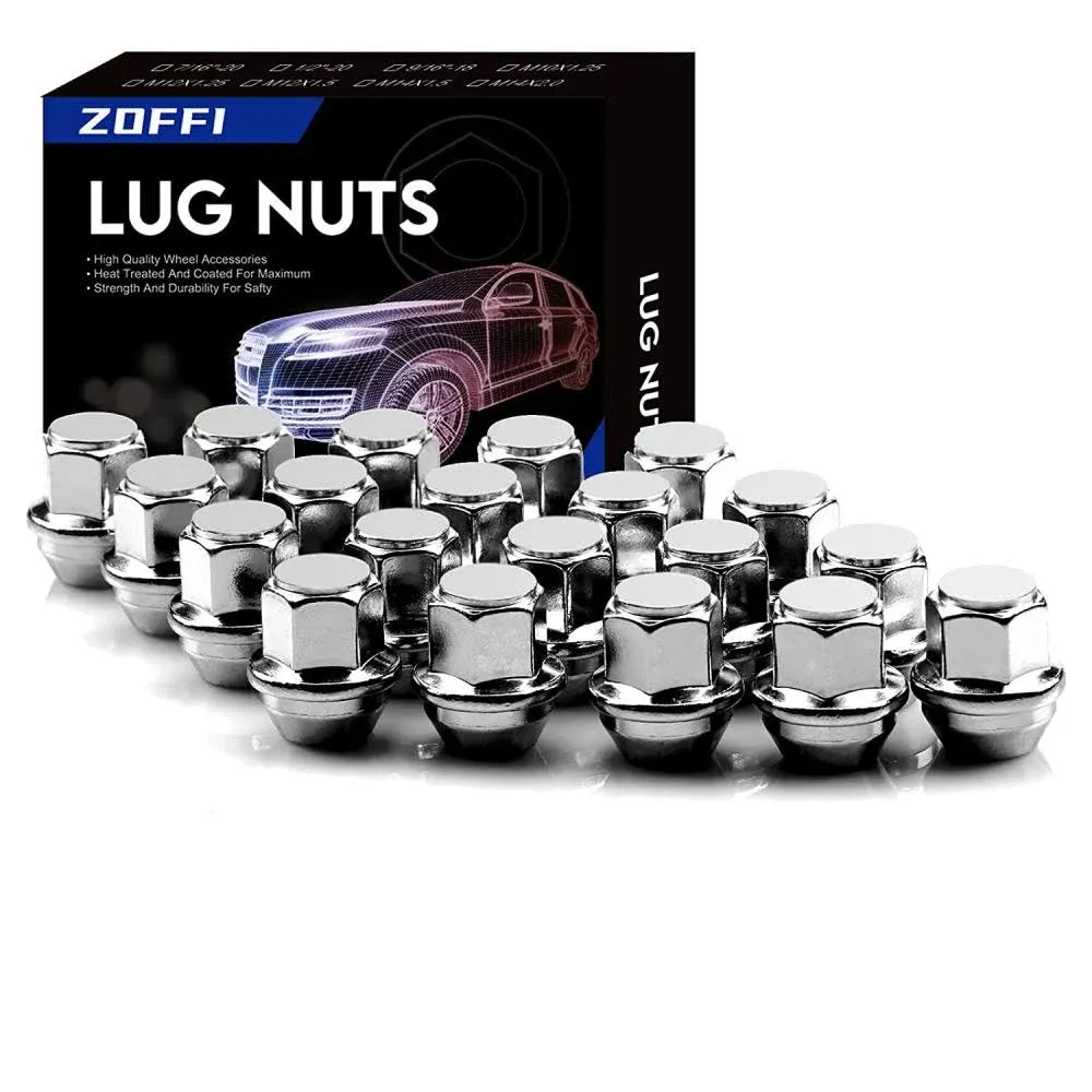 ZOFFI M12x1.5 One-Piece Lug Nuts - Replacement for 2006-2019 Ford Fusion, 2000 ...