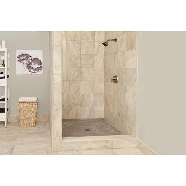 Schluter Kerdi-Shower Kit 48" x 48", PVC Flange 