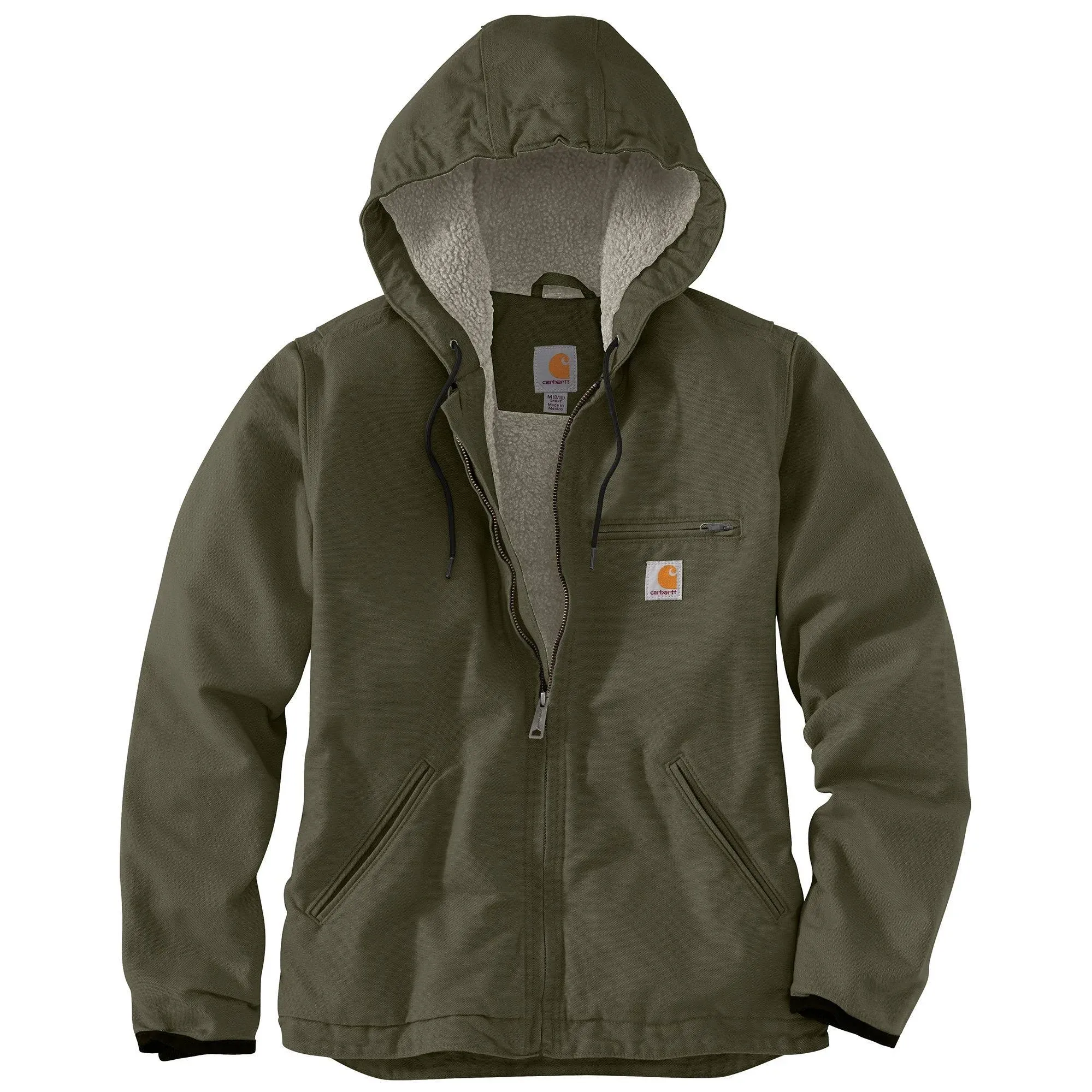 Carhartt Women's Loose-Fit Sherpa-Lined Duck Jacket