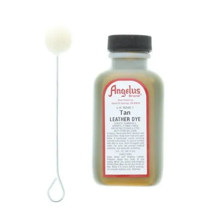 Angelus Leather Dye, 3 oz. Tan