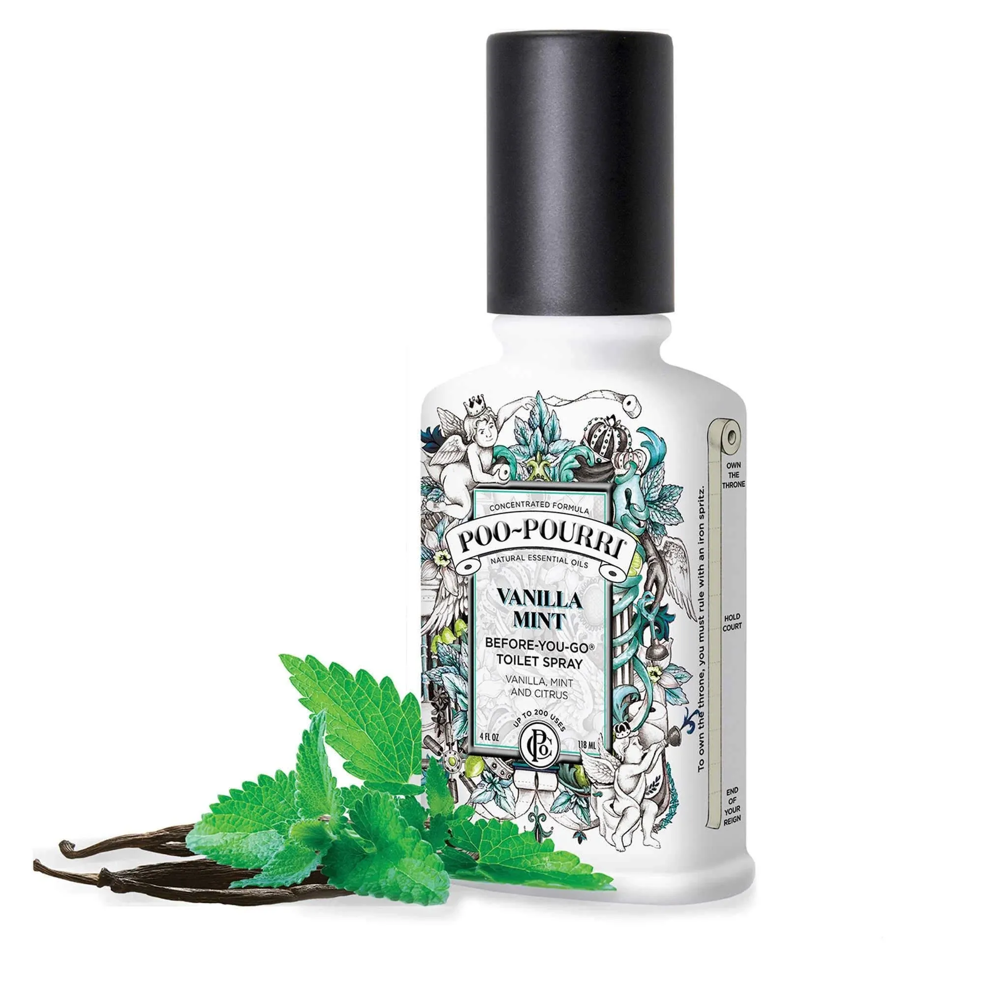 Poo-Pourri Before-You-Go Toilet Spray, Vanilla Mint, 4 Fl Oz - Vanilla, Mint and