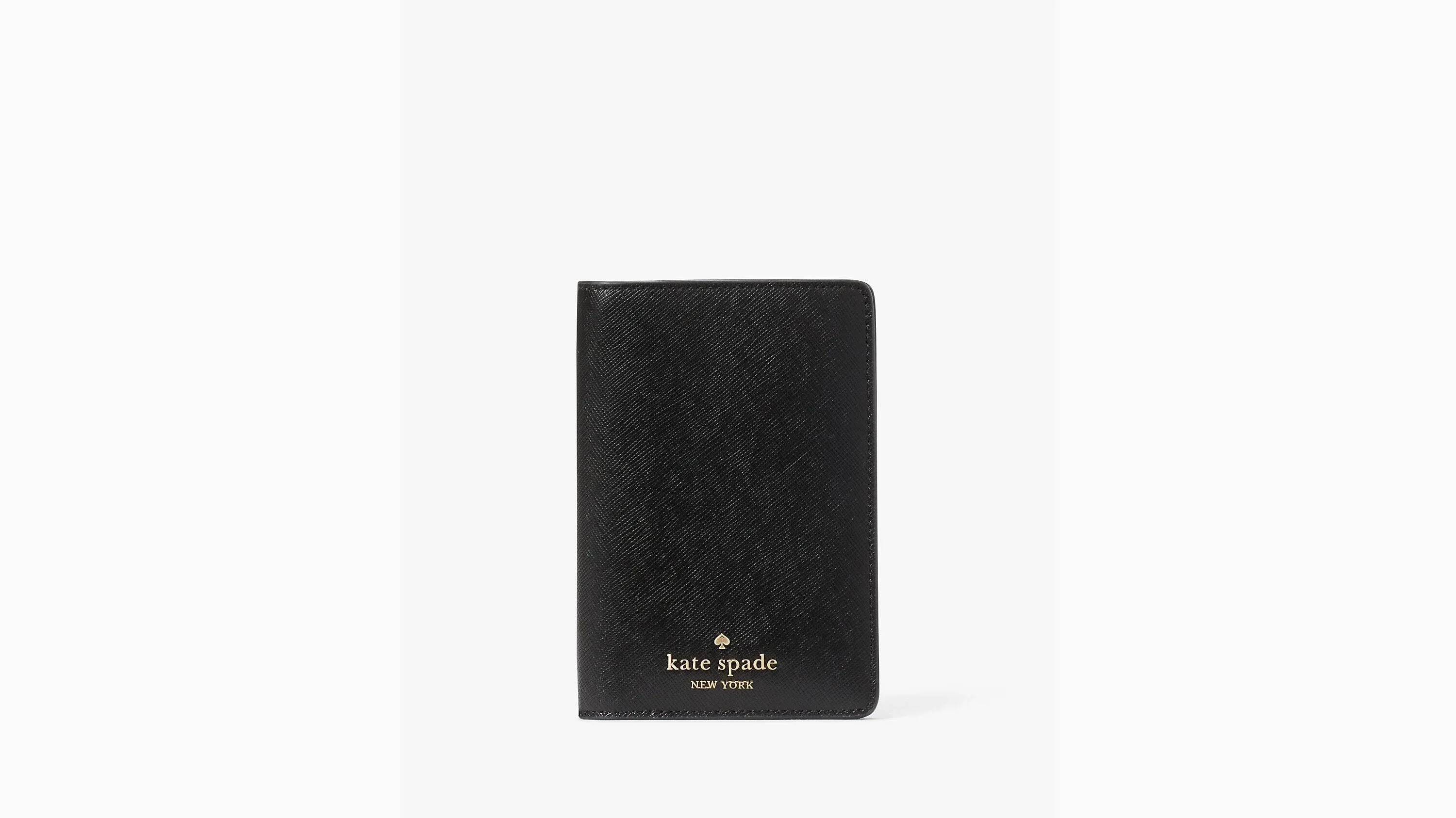 Kate Spade Outlet Madison Passport Holder, Black