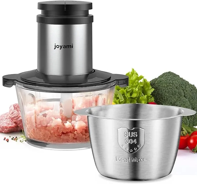 ELECTRIC FOOD PROCESSOR Food Chopper Vegetable Grinder 2 Speed JOYAMI