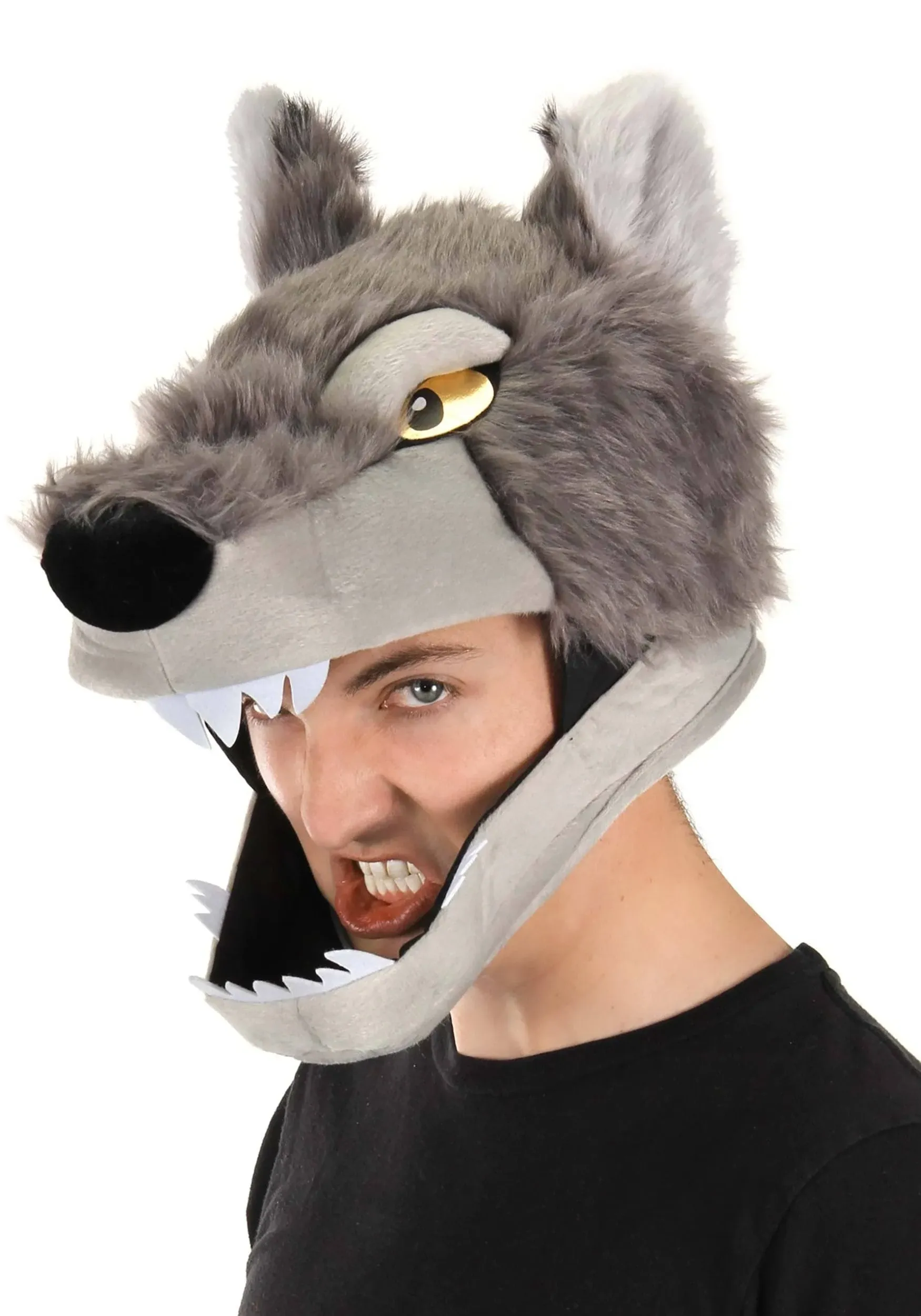 FUN Costumes Wolf Jawesome Costume Hat