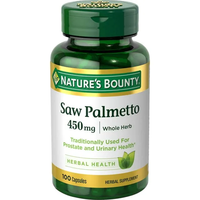 Nature's Bounty, Saw Palmetto, 450 mg, 100 Capsules