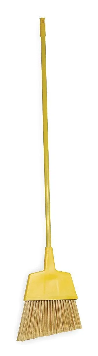 Tough Guy Yellow 12" Synthetic Angle Broom, 1vac5